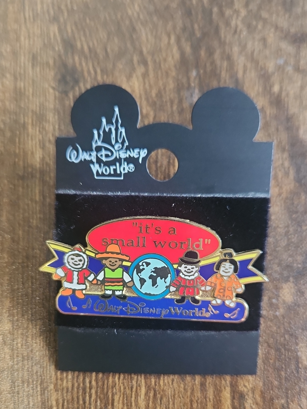 Disney Multicolor "It's a Small World" Pin